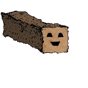 a long rectangular crouton with a blocky face (content)